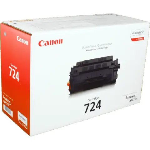Toner Canon CRG-724 Black do drukarek (Oryginalny) [6k]